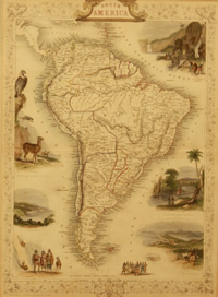 South America map
